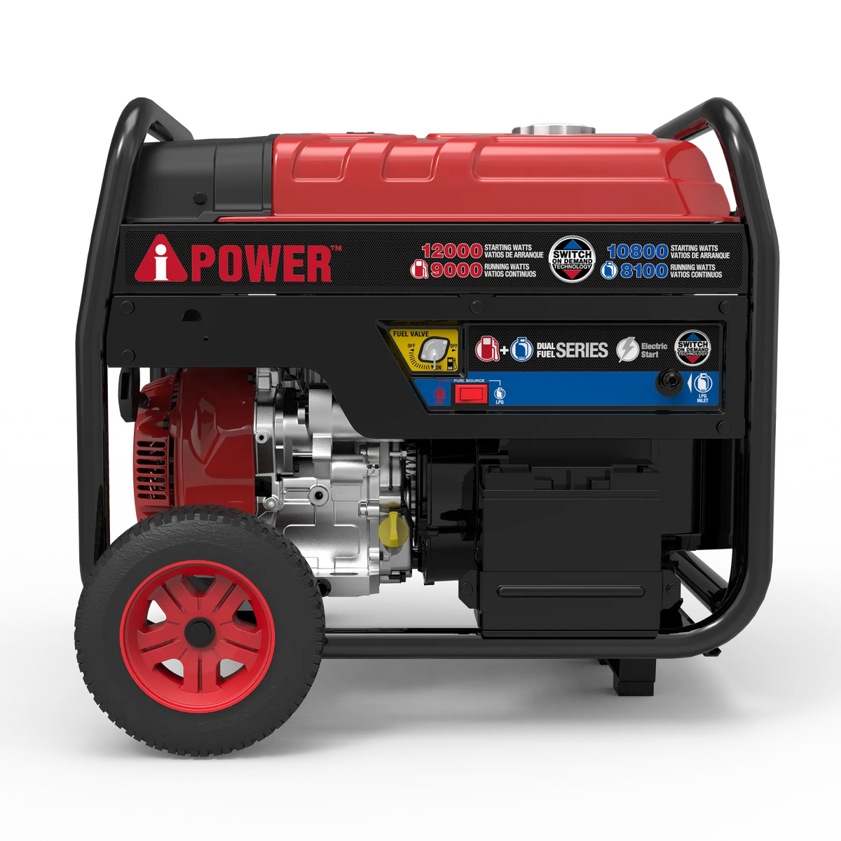SUA12000ED – 12000 Watt Dual Fuel Portable Generator