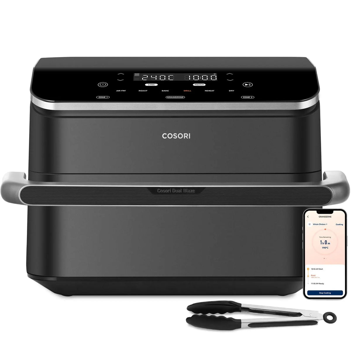 COSORI TwinFry Dual Air Fryer 10L Convertible 8-in-1