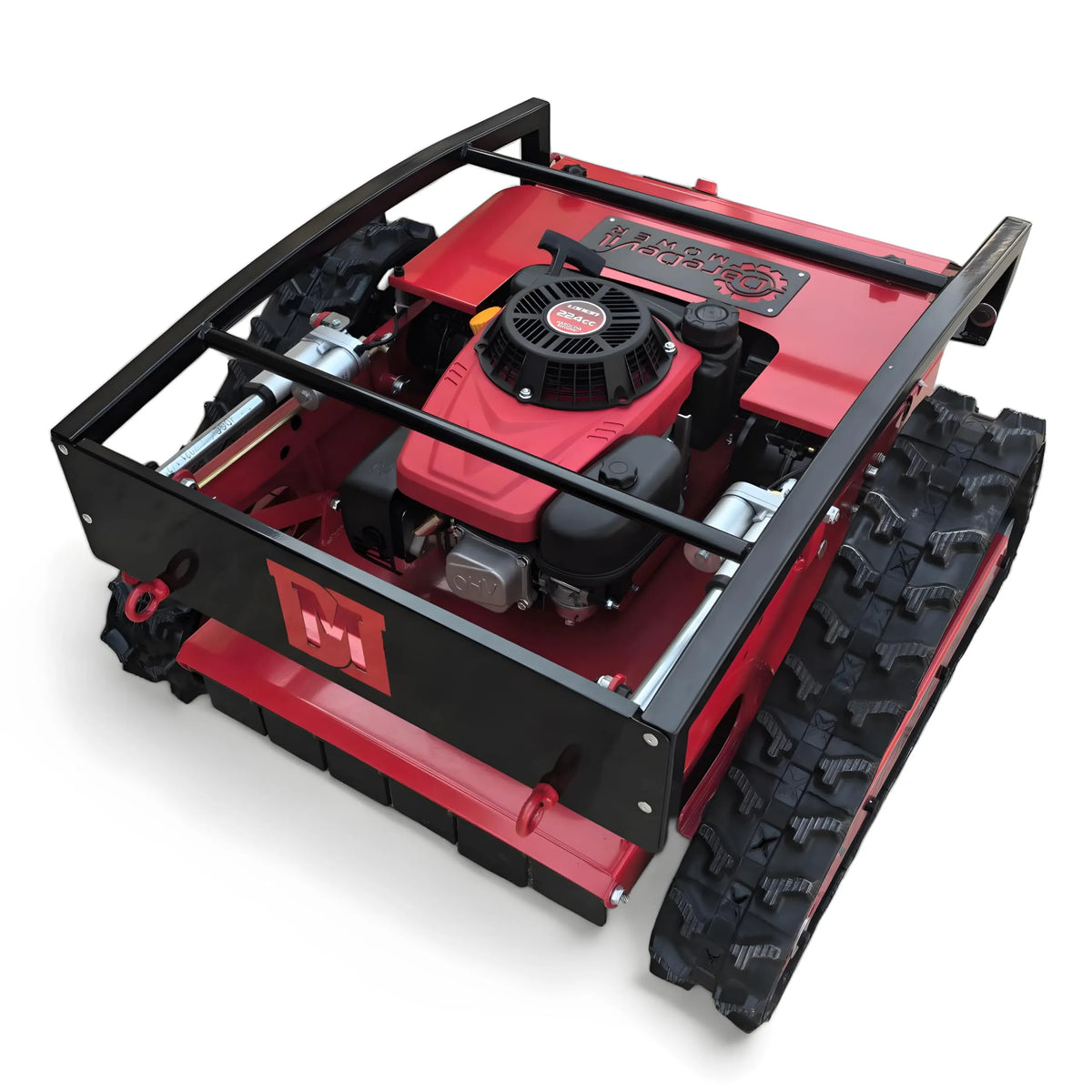 DareDevil Mower – Remote Controlled 200m Remote Distance| 50° Slope Capability | Hybrid Self-Charging Dual Battery | Brushless Motors | Zero Turn | Adjustable Cutting Deck